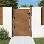 Vidaxl Garden Gate 105x130 Cm Corten Steel