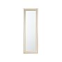 Wall Hanging Mirror Gold 51 X 141 Cm Synthetic Frame