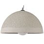 1-light Pendant Ceiling Globe Grey Concrete