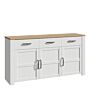 Bohol Sideboard In Riviera Oak/white