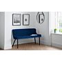 Luxe High Back Bench - Blue