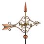 Victorian Arrow Cottage Copper Weathervane