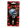 Novelty Bottle Stopper - Skulls And Roses Skull And Snake