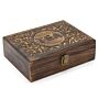 Mango Carved Tea Box - ( 12 Compartments)