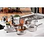 Tramontina 6 Pcs. Stainless Steel Cookware Set Solar