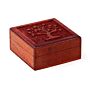 Carved Mango Wood Tree Of Life Trinket Box