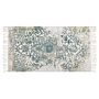 Viscose Area Rug Grey And Green 80 X 150 Cm Oriental Distressed