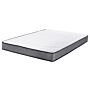 Pocket Spring Mattress White With Black Fabric King Size 5ft3 Medium Firm