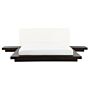 Japan Bed Frame Dark Wood Eu King Size 5ft3 Wood Veneer Low Profile