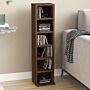 Vidaxl Cd Cabinet Brown Oak 21x20x88 Cm Engineered Wood