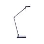 Desk Led Lamp Metal Aluminum Black Stepless Dimming Touch Switch Wireless Charger Light