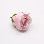 Craft Soap Flowers - Med Rose - Pink With Black Rim - Pack Of 10