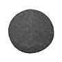 Shaggy Area Rug Dark Grey 140 Cm Modern High-pile Machine-tufted Round Carpet