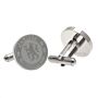 Chelsea Fc Stainless Steel Formed Cufflinks