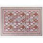 Area Rug Multicolour Cotton 160 X 230 Cm Modern Geometric Pattern Soft Home Decor