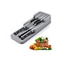 9 Slot Compact Kitchen Knife In-drawer Organiser Kitchenware Tableware Storage