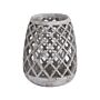 Large Conical Ceramic Lattice Hurricane Lantern