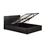 Fusion Storage Pu King Size Bed Black