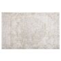 Area Rug Beige Cotton Distressed Effect 140 X 200 Cm Oriental