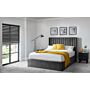 Langham Scalloped Headboard Storage Bed 135cm - Grey