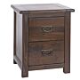 Boston 2 Drawer Bedside Cabinet