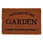 Grow Your Own Happiness Potting Shed Doormat