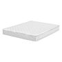 Double Sided Mattress White Fabric Eu Double Medium Hard