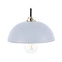 Ceiling Lamp Matte Blue Metal 143 Cm Pendant