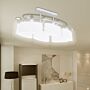 Vidaxl Ceiling Lamp With Ellipsoid Glass Shades 4 Pcs E14