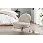 Lulu Boucle Accent Chair - Ivory