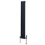 Traditional 2 Column Radiator - 1800 X 202mm - Anthracite Grey