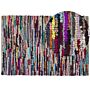 Rag Rug Multicolour With Cotton 160 X 230 Cm Rectangular Hand Woven Oriental