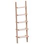 Vida Designs York 5 Tier Ladder Bookcase, Pine