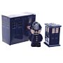 Novelty Police Box And Policeman Salt And Pepper Set