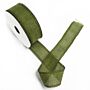 Natural Texture Ribbon 38mm X 20m - Xmas Green