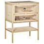 Pawhut 3 Tiers Wooden Hamster Cage Fir Wood Mouse Guinea Rodent Mice House Pet Play Small Animals 60l×40w×80h Cm