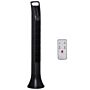 Homcom 36'' Freestanding Tower Fan, 3 Speed 3 Mode, 7.5h Timer, 70 Degree Oscillation, Led Panel, 5m Remote Controller, Black