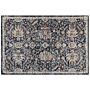 Area Rug Blue And Beige 200 X 300 Cm Oriental Distressed