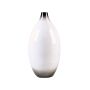 Decorative Vase Black And White 46 Cm Terracotta Elegant