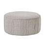 Lily Swivel Ottoman In Oatmeal Twill