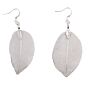 Earrings - Bravery Leaf - Silver