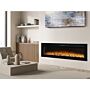 Adam Orlando Inset / Wall Mounted Electric Fire, 72 Inch