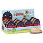 Bamboo Shaped Hair Brush - Adoramals Tilly The Ladybird