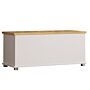 Arlington Storage Ottoman, White