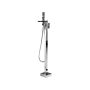 Bath Mixer Tap Silver Chrome Freestanding 118 Cm Modern Bathroom Accessories