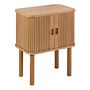 Langley Square Bedside Table In Oak