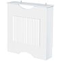 Homcom Radiator Cover W/e1 Class 12mm Mdf Engineered Wood, 78w X 19d X 80.5hcm-white