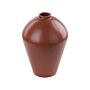 Flower Vase Brown Dolomite 22 Cm Decorative Handmade Tabletop Home Accessory Decoration Traditional Design