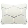 Cashmere Wool Cushion - Natural Hex 50x60cm