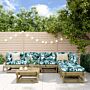 Vidaxl 7 Piece Garden Lounge Set Impregnated Wood Pine